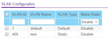 vlan configuration m4300